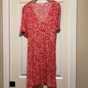 BNWT Hinge Plus Button Down Mini Dress XXL